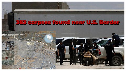 Undetected Footprints of 383 Corpses found near U.S Border! Could this be from Criminal Violence?