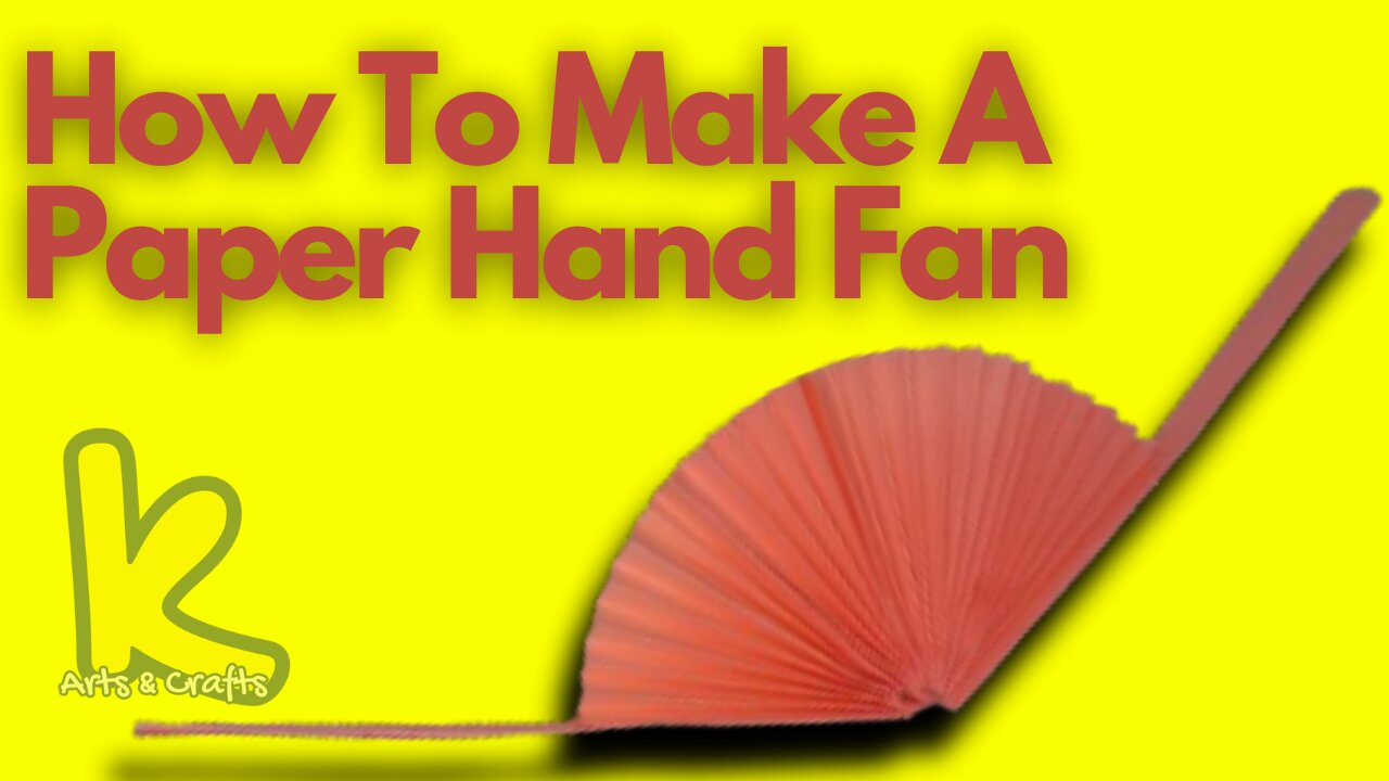 Craft a Stylish Paper Hand Fan: Easy DIY Folding Tutorial