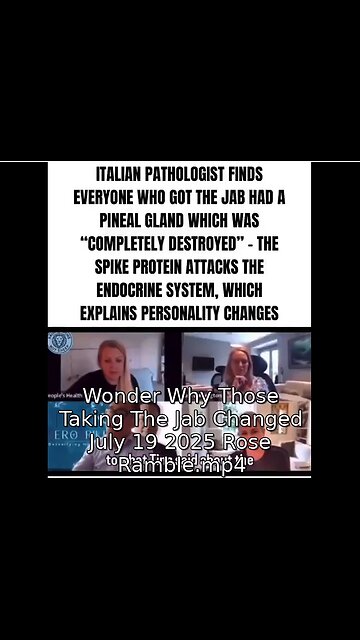 Wonder Why Those Taking The Jab Changed July 19 2025 Rose Ramble