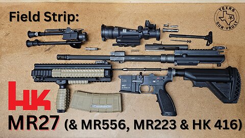 Field Strip: Hk MR27 (& MR556, MR223, Hk416 & Brownells BRN-4)