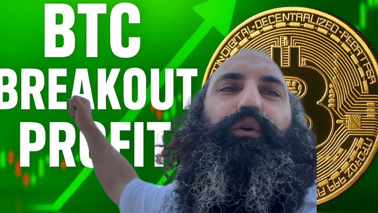 BITCOIN BROKE OUT EXACTLY AS PREDICTED, TRADES IN PROFIT