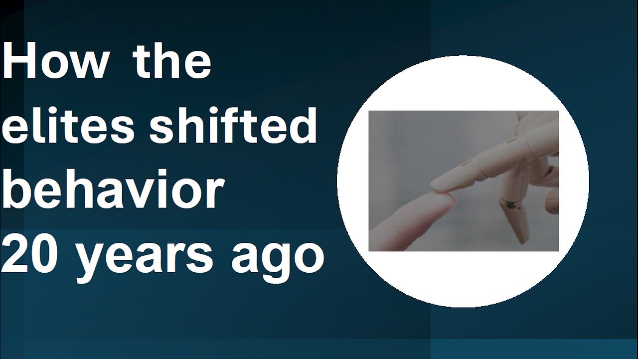 What the elites jumped-on in 2005