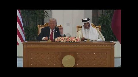 President Trump Participates in a Signing Ceremony and an Exchange of Agreements, May 14, 2025