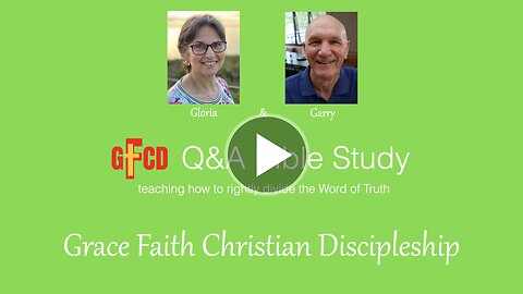 John 7:40-53 John 8:1-11 - GFCD Q&A Bible Study