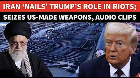 Khamenei ‘EXPOSES’ Trump’s Role In Iran Riots: US-made Weapons, Audio Clips, Mossad Links & More