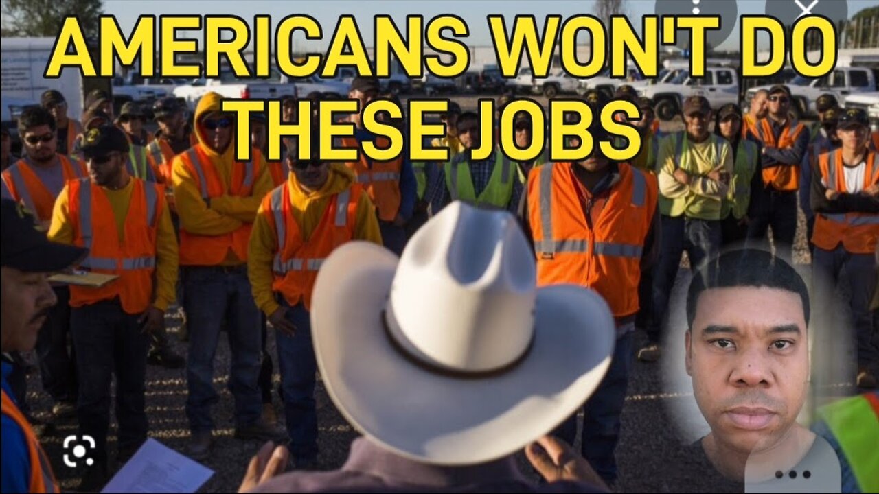Jobs AMIRICANS won't DO