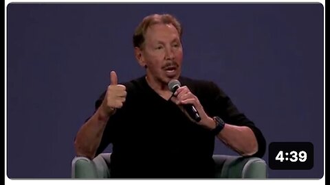 "2024: Larry Ellison Developing AI Totalitarian Surveillance System"