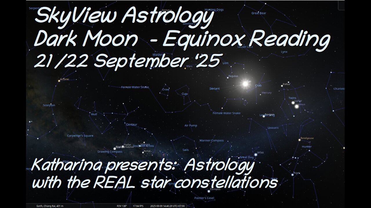 Dark Moon and Equinox Reading 21 Sep 2025