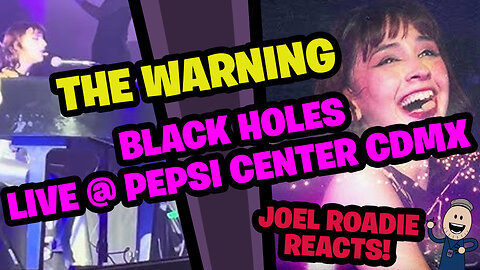 The Warning | Black Holes (Live from Pepsi Center CDMX) - Roadie Reacts