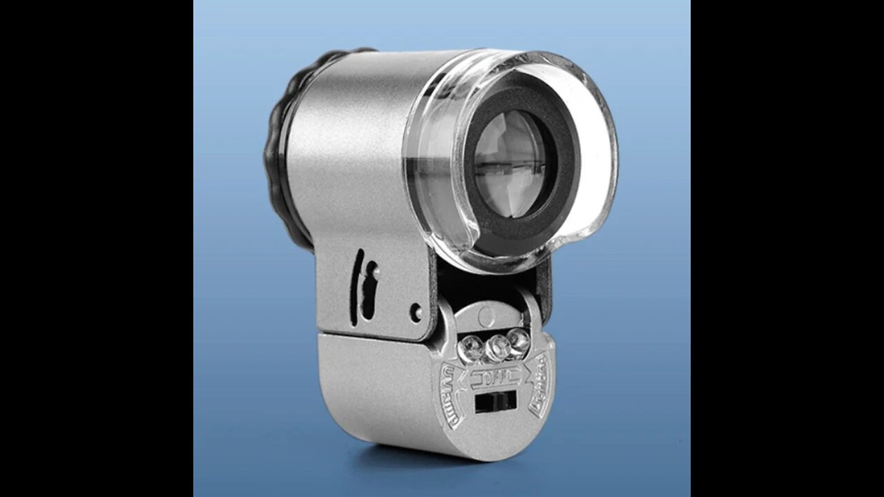 HD Lighted Magnifier with LED & UV Light, for Reading, Working, Embroidery