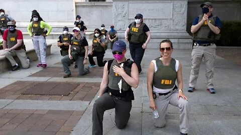 CNN: FBI 'Reassigns' Agents Photographed Kneeling With Black Lives Matter
