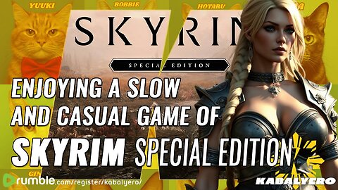 🔴 Skyrim Special Edition 🎮 Enjoying a Slow and Casual Game of Skyrim! 🙏 Thank You For Watching