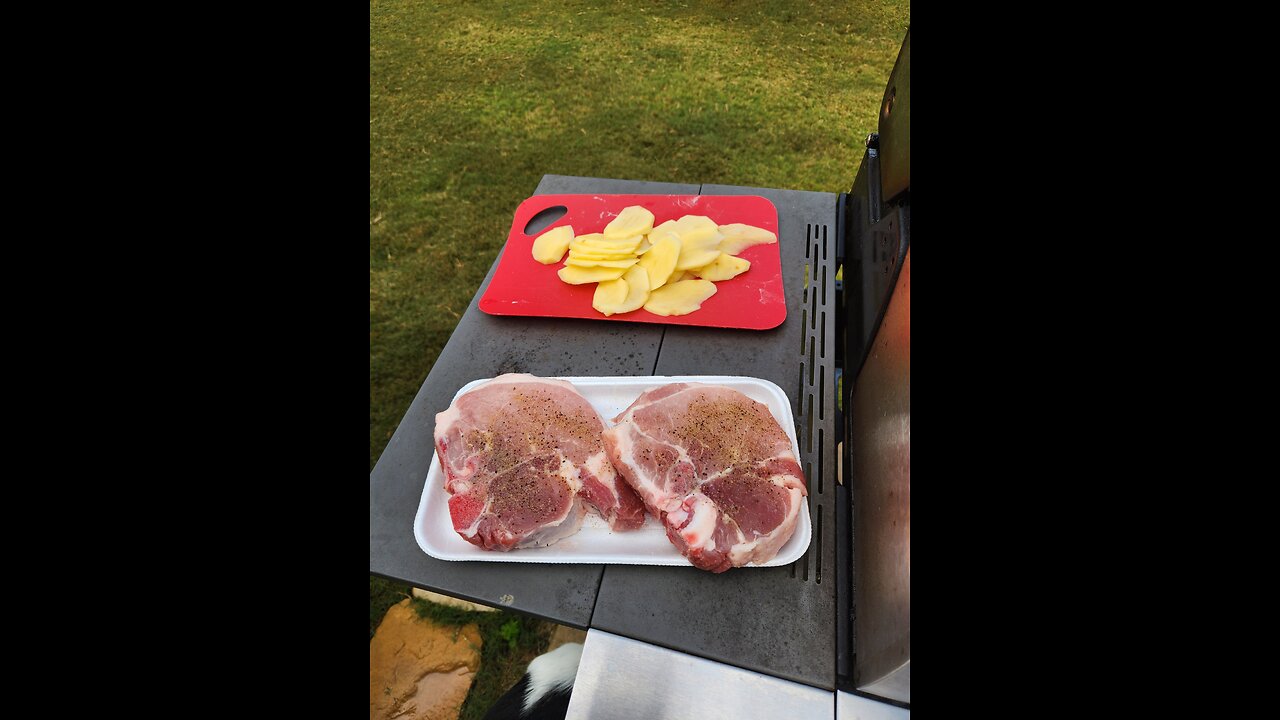 Pork Chop and Flat Tators