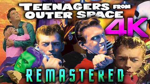 Teenagers From Outer Space (4K - UHD) REMASTERED - Cult Schlock Sci-Fi Movie