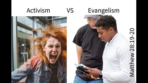 Activism isn't Evangemism