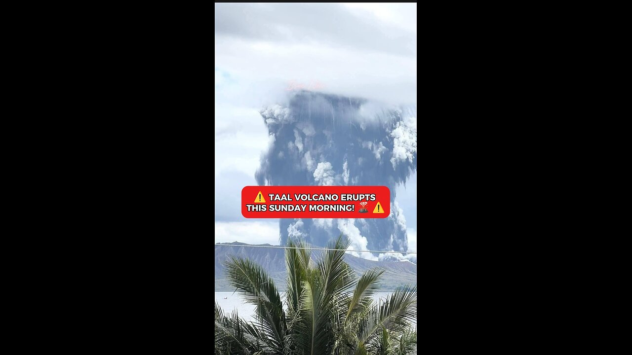 Taal Volcano Erupts
