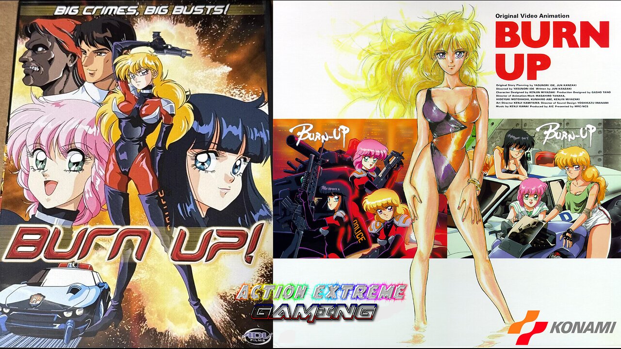 Burn up (1991 Anime OVA) [English Dub + High Quality DVD Version]