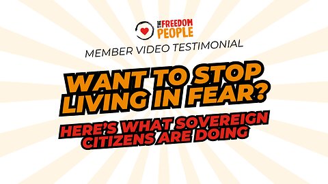 Want to Stop Living in Fear? Heres What Sovereign Citizens Are Doing