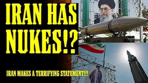 IRAN ANNOUNCES TERRIFYING 'CENTURY-LONG SURPRISE COMING TONIGHT' ...THEY HAVE NUKES...