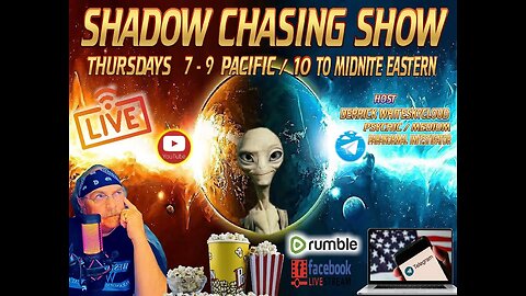 SHADOW CHASING SHOW -8-14-2025 LOCKDOWNS & CLIMATE EMERGENCY