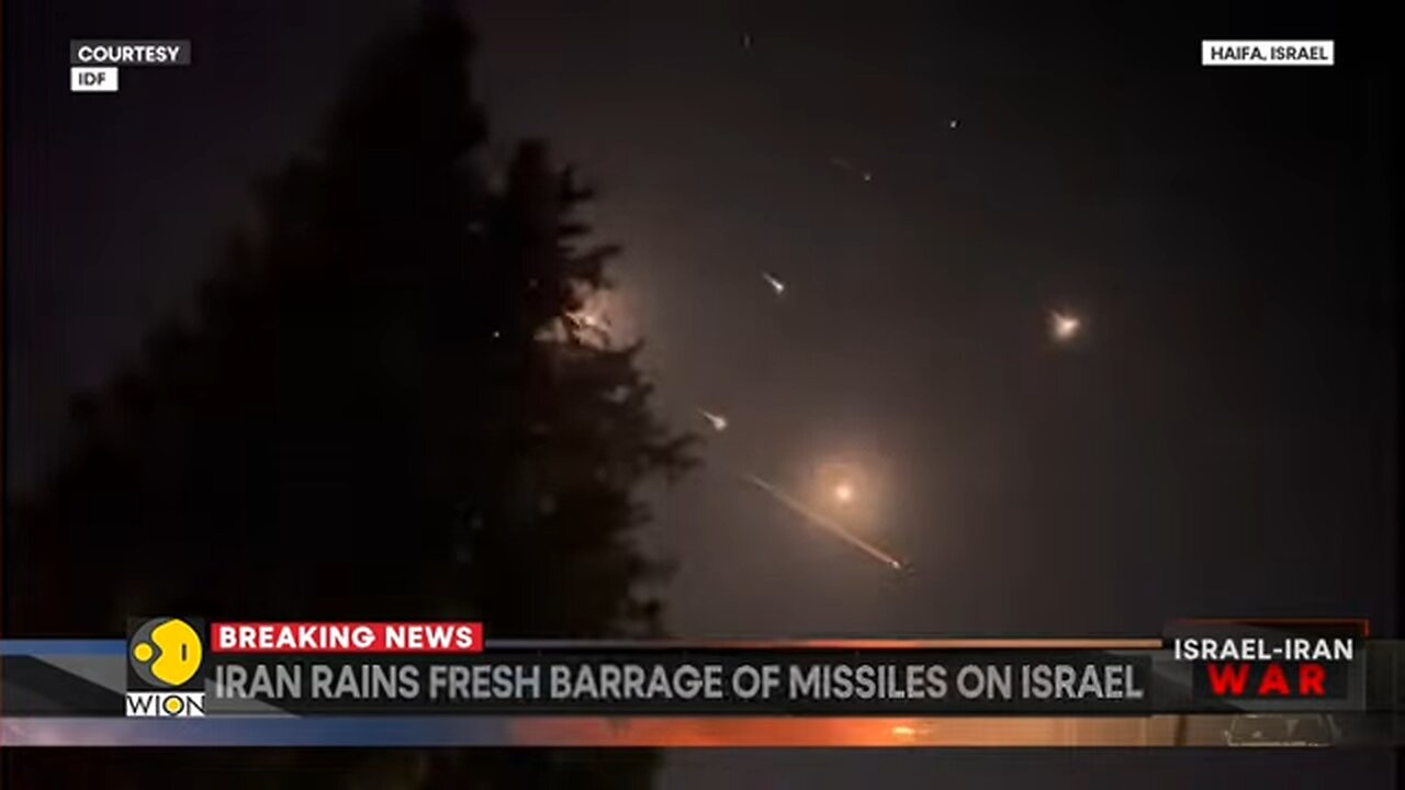 BREAKING: Israel's Haifa Under Attack, Israelis Told To Enter Bomb Shelters | Israel-Iran War