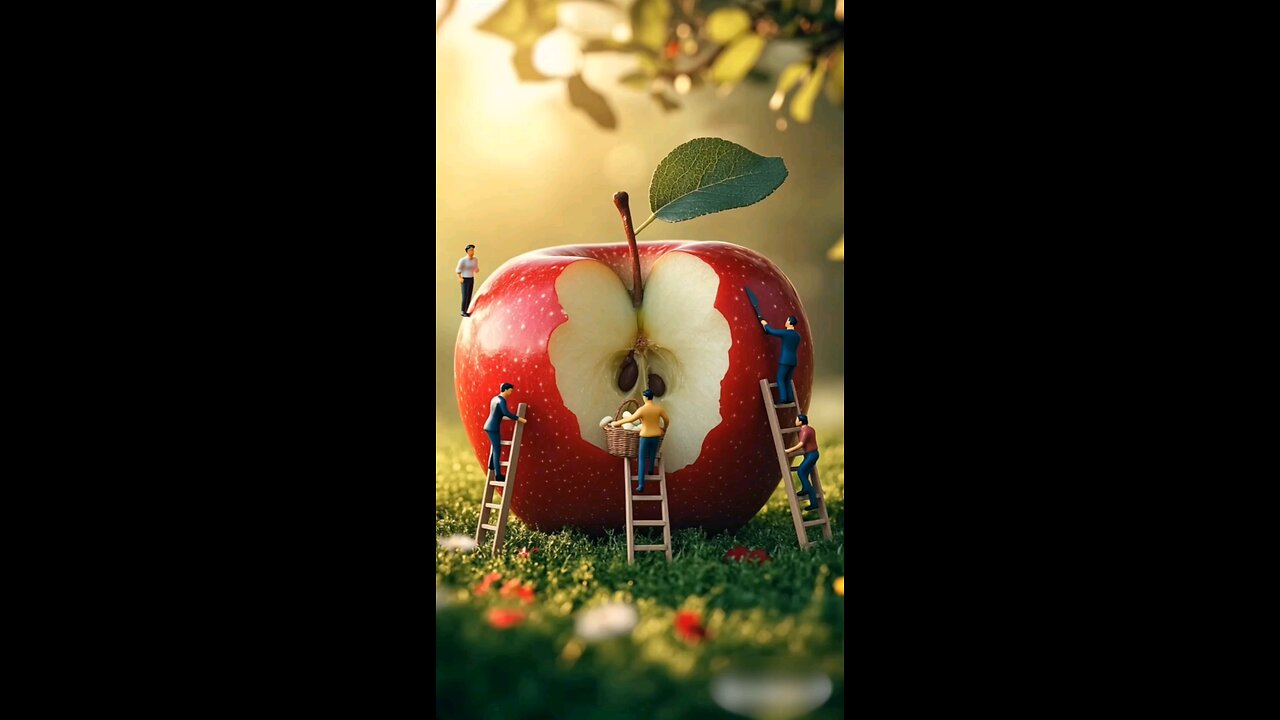 She is cutting apples and preparing them to make mango juice.#shortvideo