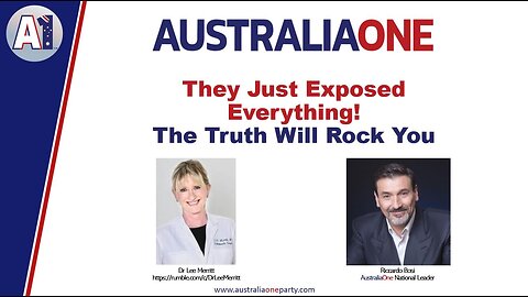 AustraliaOne Party - They Just Exposed Everything