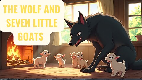 The Wolf and the Seven Little Goats | Moral Story for Kids | English Fairy Tale