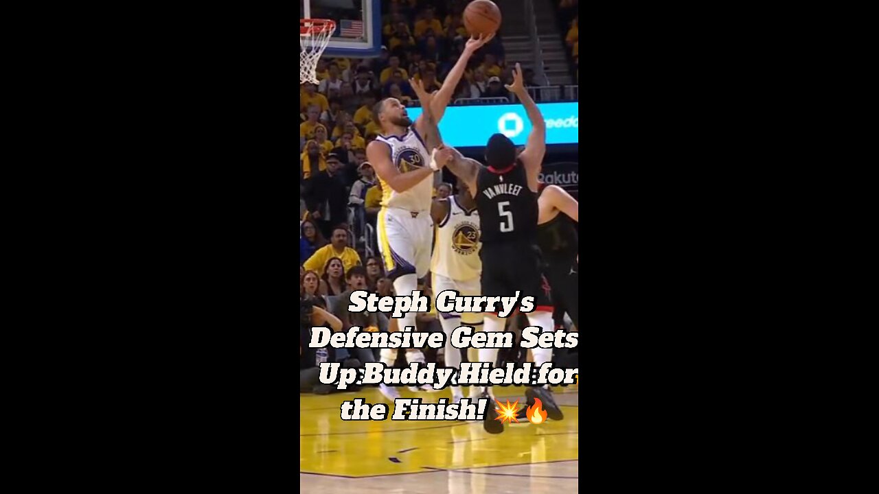 Steph Curry's Defensive Gem Sets Up Buddy Hield for the Finish! 💥🔥