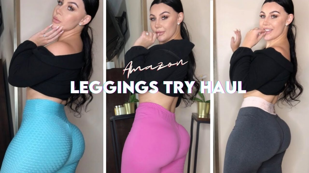 AMAZON LEGGINGS TRY ON HAUL | YOGA LEGGINGS HAUL | **BEST AFFORDABLE LEGGINGS ON AMAZON**