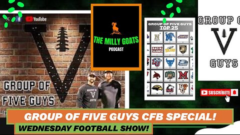 Group of Five Guys Collaboration - College Football Week 0 Special!