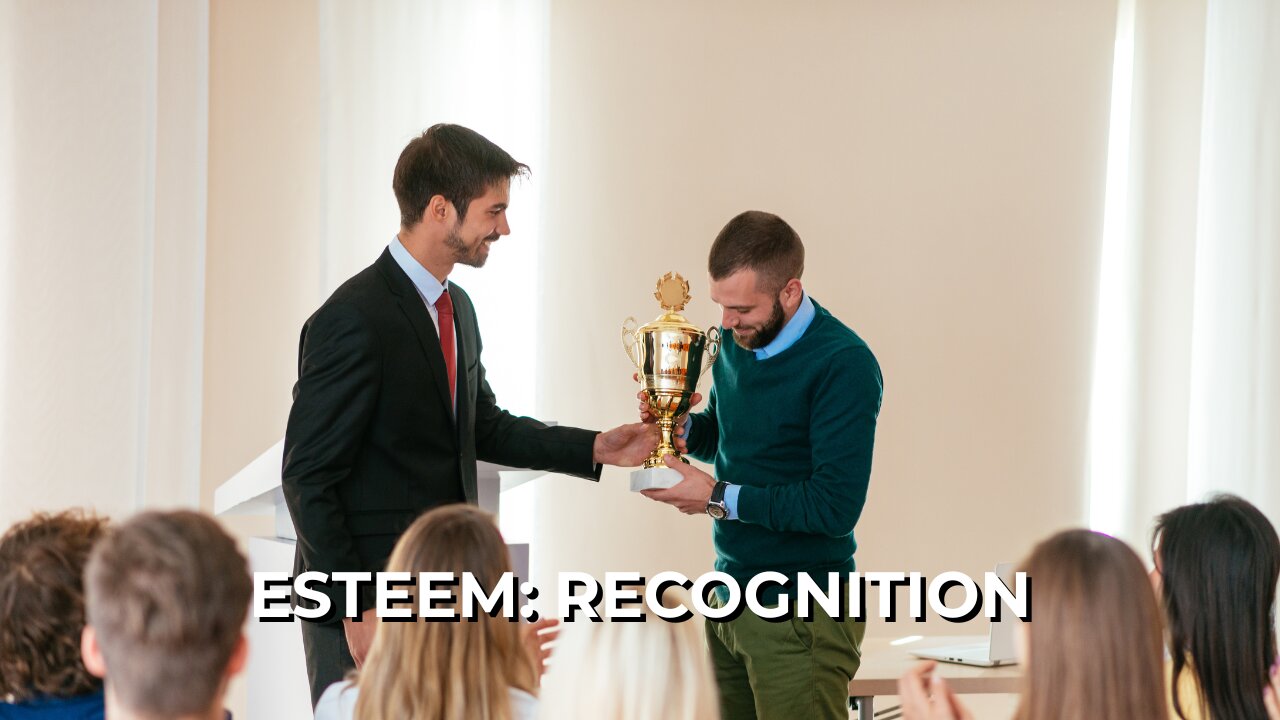 LOG#72 – Maslow: Esteem - Recognition