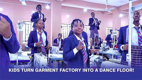 Kids Turn Garment Factory Into A Dance Floor.
