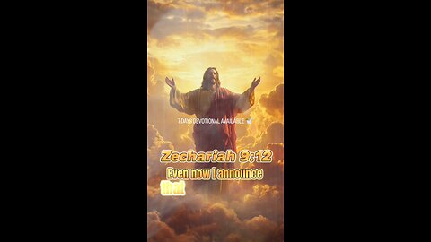 Twice As Much Restoration | Zechariah 9:12 & Job 42:10 Double Blessing #dailybibleinspiration #jesus