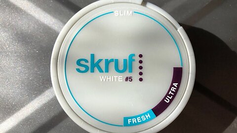 Skruf (No5) Fresh Ultrastark Slim White Snus Review