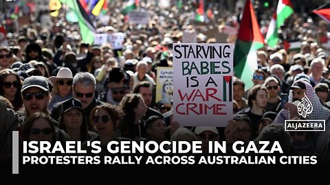 Protesters rally across Australian cities to demand end to Gaza genocide