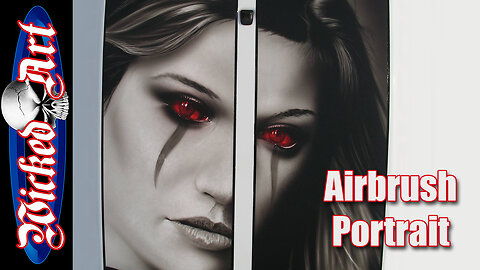 Banshee Airbrush Portrait