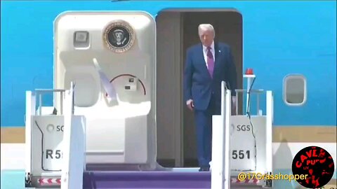 ‼️TRUMP ARRIVING IN SAUDI ARABIA‼️ 💥💥💥💥💥17 BOOMS💥💥💥💥💥