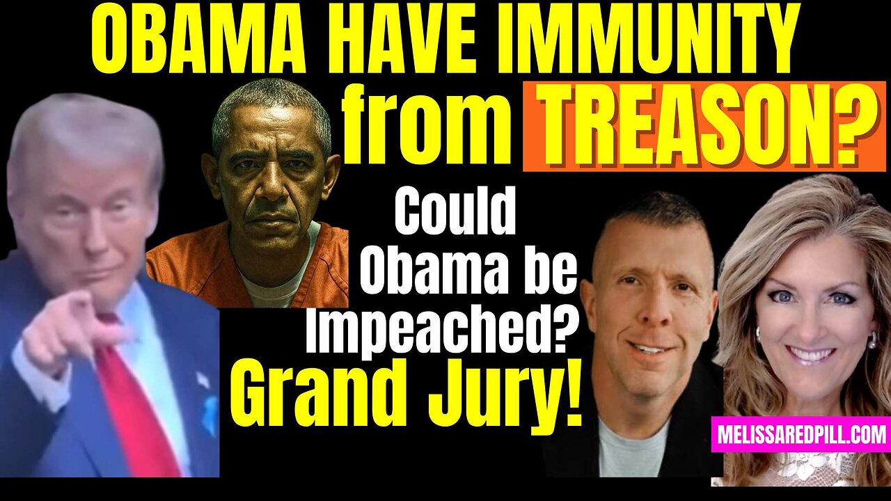 Obama Immunity from TREASON? Impeach? Thursday 7-31-25 3 PM CST