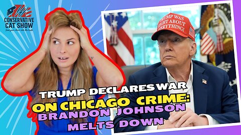 Trump Declares War on Chicago Crime: Brandon Johnson Melts Down