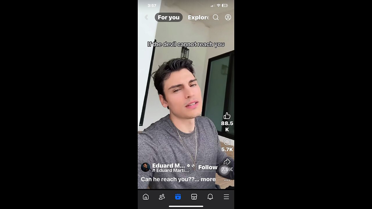 If the devil cannot reach you