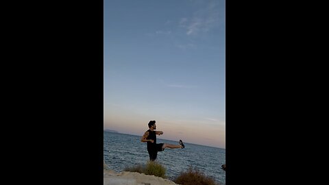 Chum Kiu at Costa Blanca! #yeshua #jesus #wingchun #kungfu #nature #hiking #martialarts #kick