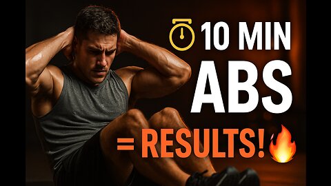 10-Minute Abs Workout at Home | Burn Belly Fat & Build a Strong Core Fast 🔥