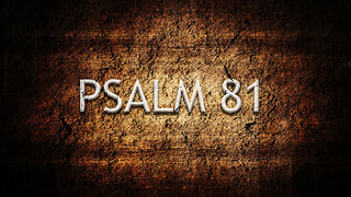 Psalm 81 | Pastor Anderson
