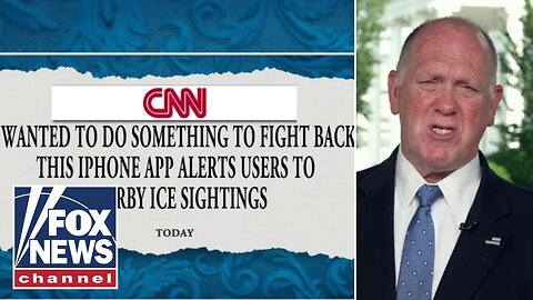 They hate Trump more than they love law enforcement Tom Homan