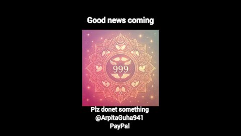 Good news coming l chant this l say thanku universe l