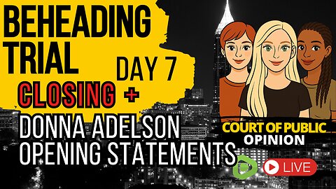 A Georgia Beheading Trial | Day 7 Closing Arguments + Donna Adelson Opening Statements