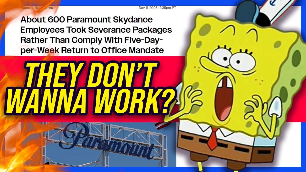 Paramount Workers REFUSE to Return to Office and QUIT Instead! | Clownfish TV