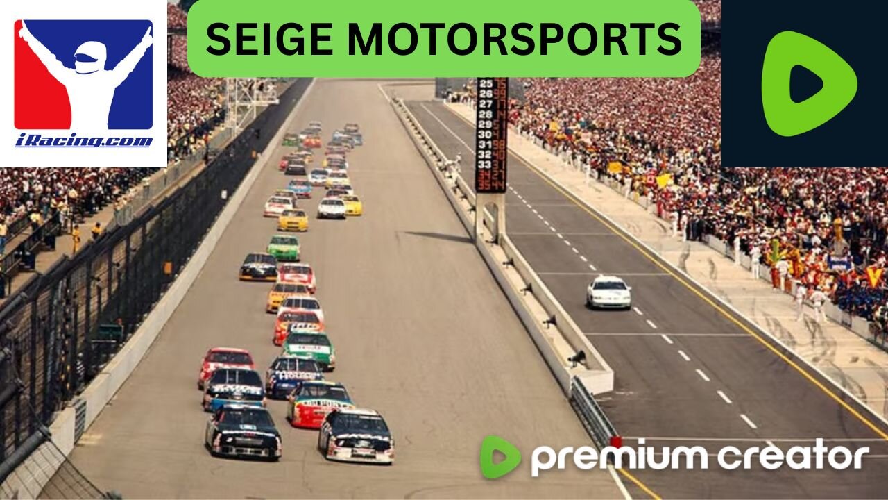 🔴Sunday iRacing Seige, Brickyard 400 NIS Double-Header!🏁