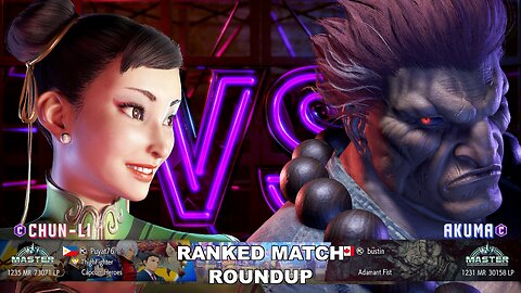 Kuya Kalbo SF6 Ranked Match Roundup. Chun Li Master Rank [Hori Fight Stick]